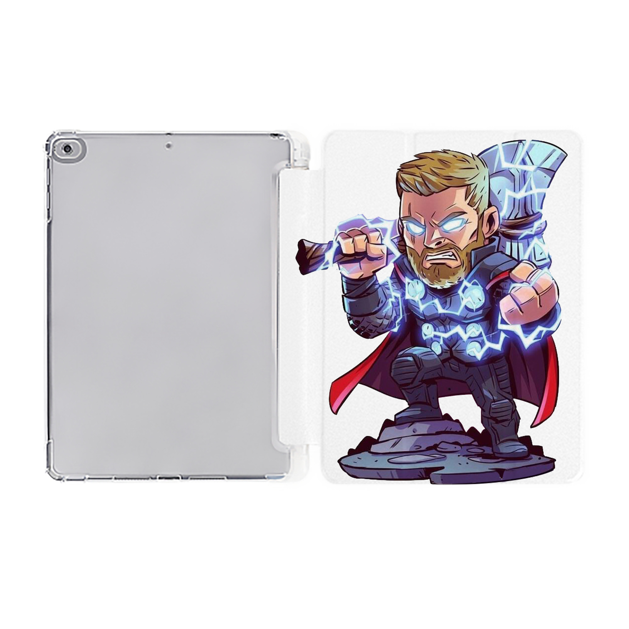 （画像用） アベンジャーズ The Avengers IPad ケース ペン収納付き 三つ折りスタンド PUレザー×シリコン 対応機種9.5/10.5/10.9インチ